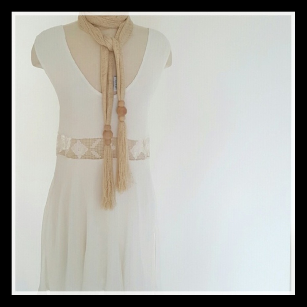 Free People romantic white dress